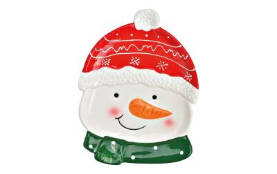 G. Wurm Teller Schneemann 3D