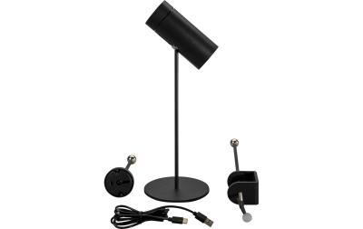 Konstsmide Multi USB-Tischleuchte Schwarz