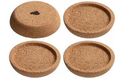 Set/4 Korkuntersetzer 6 GOCCE