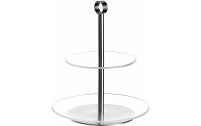 GK/Etagere 2tlg. silber CENA
