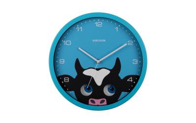 KARLSSON Kinder Wanduhr Kuh