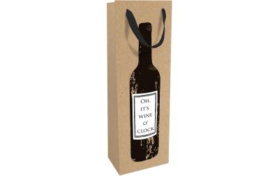B+C Geschenktasche Wine o Clock