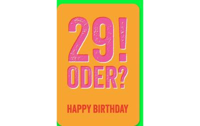 B+C Geburtstagskarte