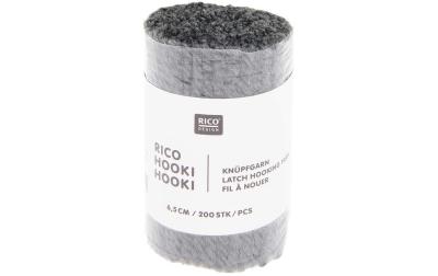 Rico Hooki Hooki Knüpfgarn, anthrazit