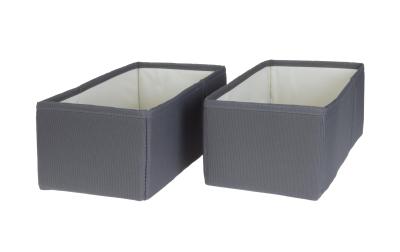 COCON Aufbewahrungsboxen 2er Set grau