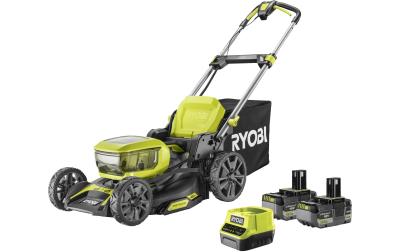 Akku-Rasenmäher + 2x 5,0 Ah
