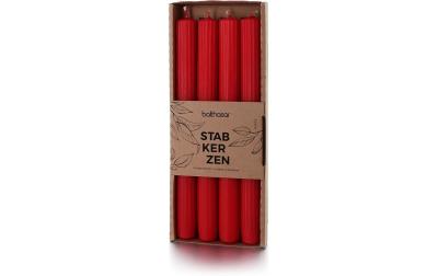 balthasar Stabkerzen Rillen, 4er Set
