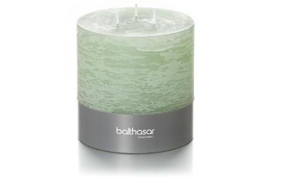 balthasar Zylinderkerze Rustico Hellgrün