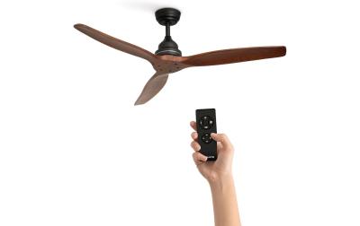 Create Deckenventilator Holz schwarz