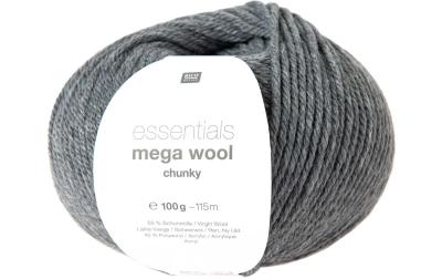 Rico Essentials Mega Wool chunky grau