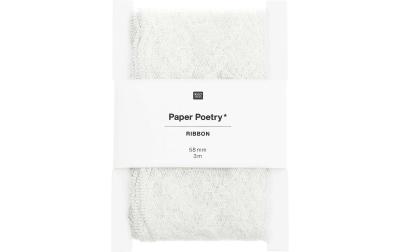 Rico Spitzenband Blümchen, off-white