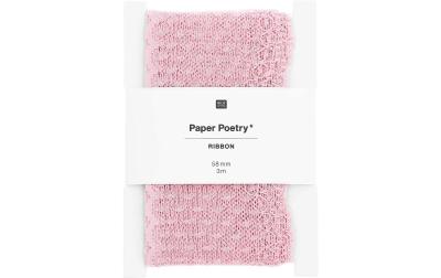 Rico Spitzenband Pünktchen, rosa