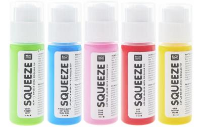 Rico Squeeze Marker, Regenbogen Set