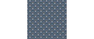 Stoff Ginza mitternacht / indigo