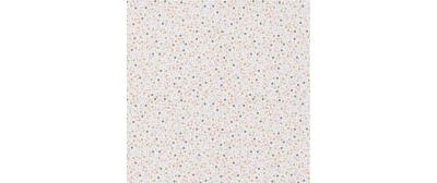 Stoff Kamill weiss / rosa