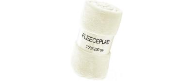 Flair Fleecedecke Coral 150x200 Wollweiss
