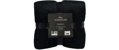 Flair Flanelldecke Shiny 150x200 Schwarz