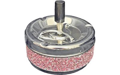 Dameco Aschenbecher, Schleuderdeckel Rosa