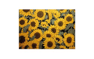 Trendform Papiertischset Sunflowers