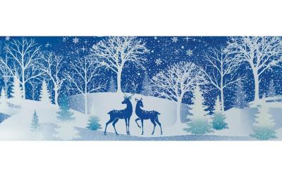 Dameco Fensterbild Winterlandschaft