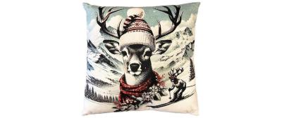 Dameco Kissen Hirsch, 45x45 cm