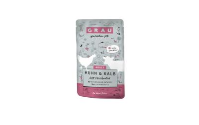 Grau Cat Huhn + Kalb 125g