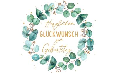 ABC Glückwunschkarte Geburtstag