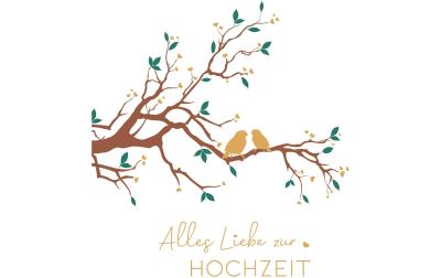 ABC Glückwunschkarte Hochzeit