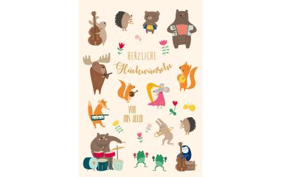 ABC Glückwunschkarte Geburtstag