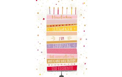 ABC Glückwunschkarte Geburtstag