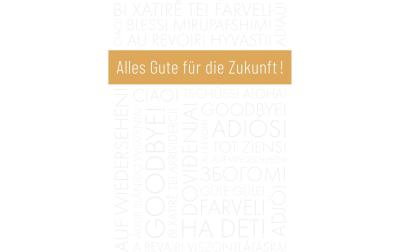 ABC Glückwunschkarte Abschied/Ruhestand