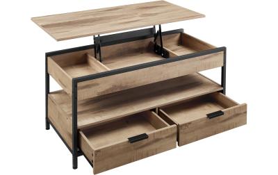 Vasagle Couchtisch Kamelbraun