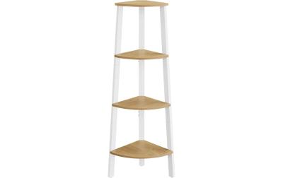 Vasagle Eckregal, Weiss-Nature