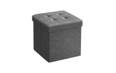 Songmics Sitztruhe mit Aufbewahrung, Grau