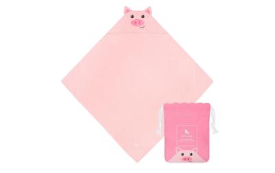 Dock& Bay Baby-Kapuzentuch Pig