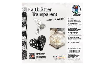 URSUS Faltblätter Origami Transparent