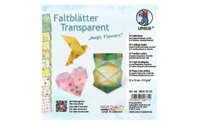 URSUS Faltblätter Origami Transparent