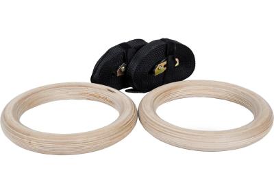 Fitcom Ringe / Turnringe Holz inkl. Straps