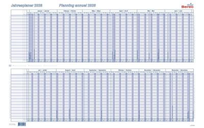 Berec Jahresplaner im Halbjahresformat 2026