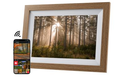 COCON Digitaler Bilderrahmen 10.1 holz