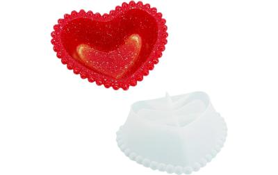 Reslin Giessform Silikon Schale Herz