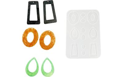 Reslin Giessform Silikon Ohrringe