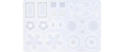 Reslin Giessform Silikon Ohrringe