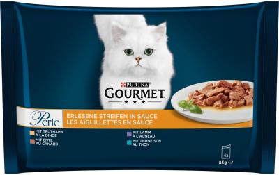 Gourmet Perle Erlesene Streifen 4x85g