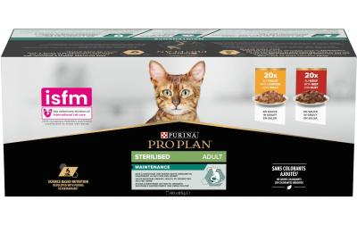 Proplan Nassfutter Adult Sterilised 40x85g