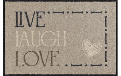 Salonlöwe Fussmatte Live Laugh Love