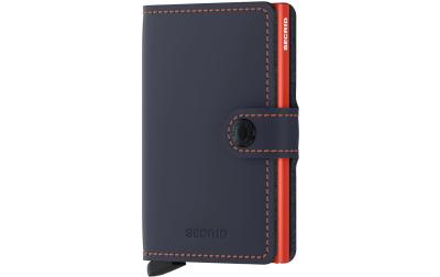 Secrid Miniwallet Matte Nightblue Orange