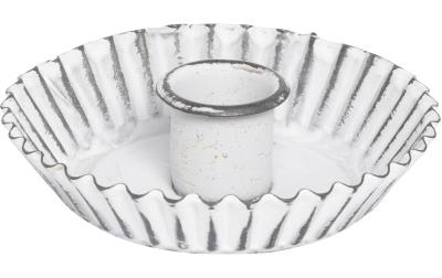 COCON Kerzenhalter, 10x3cm weiss