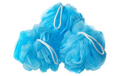 COCON Duschschwamm 3er Set hellblau