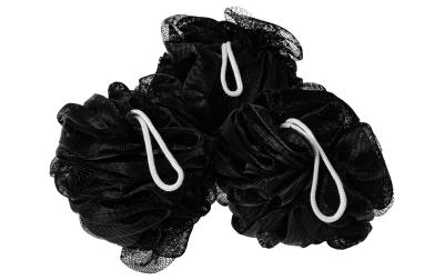 COCON Duschschwamm 3er Set schwarz